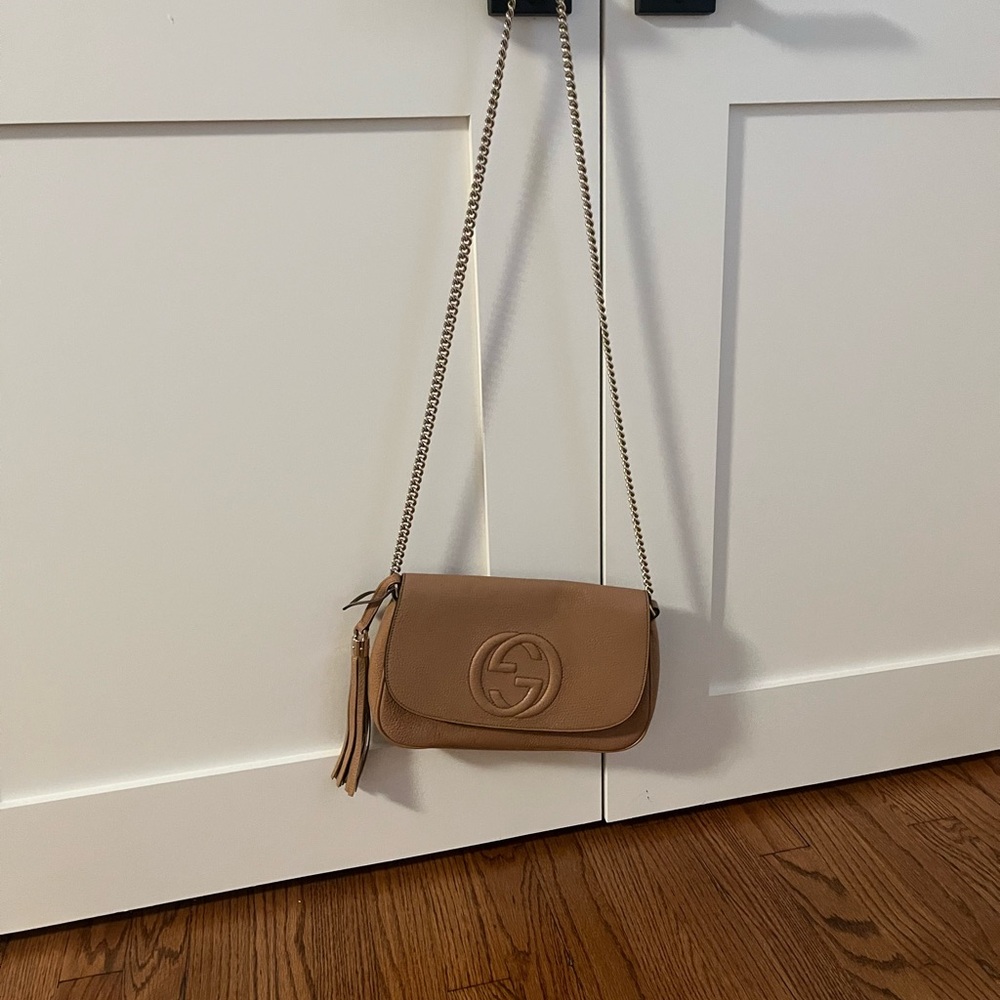 Authentic Tan Gucci Crossbody!